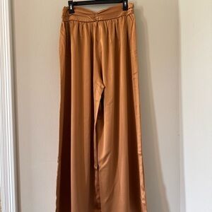 🍄‍🟫 Micas Copper Wide-Leg Flowy Trousers NWT